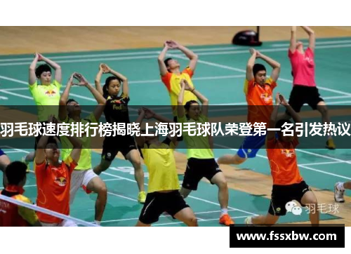 羽毛球速度排行榜揭晓上海羽毛球队荣登第一名引发热议